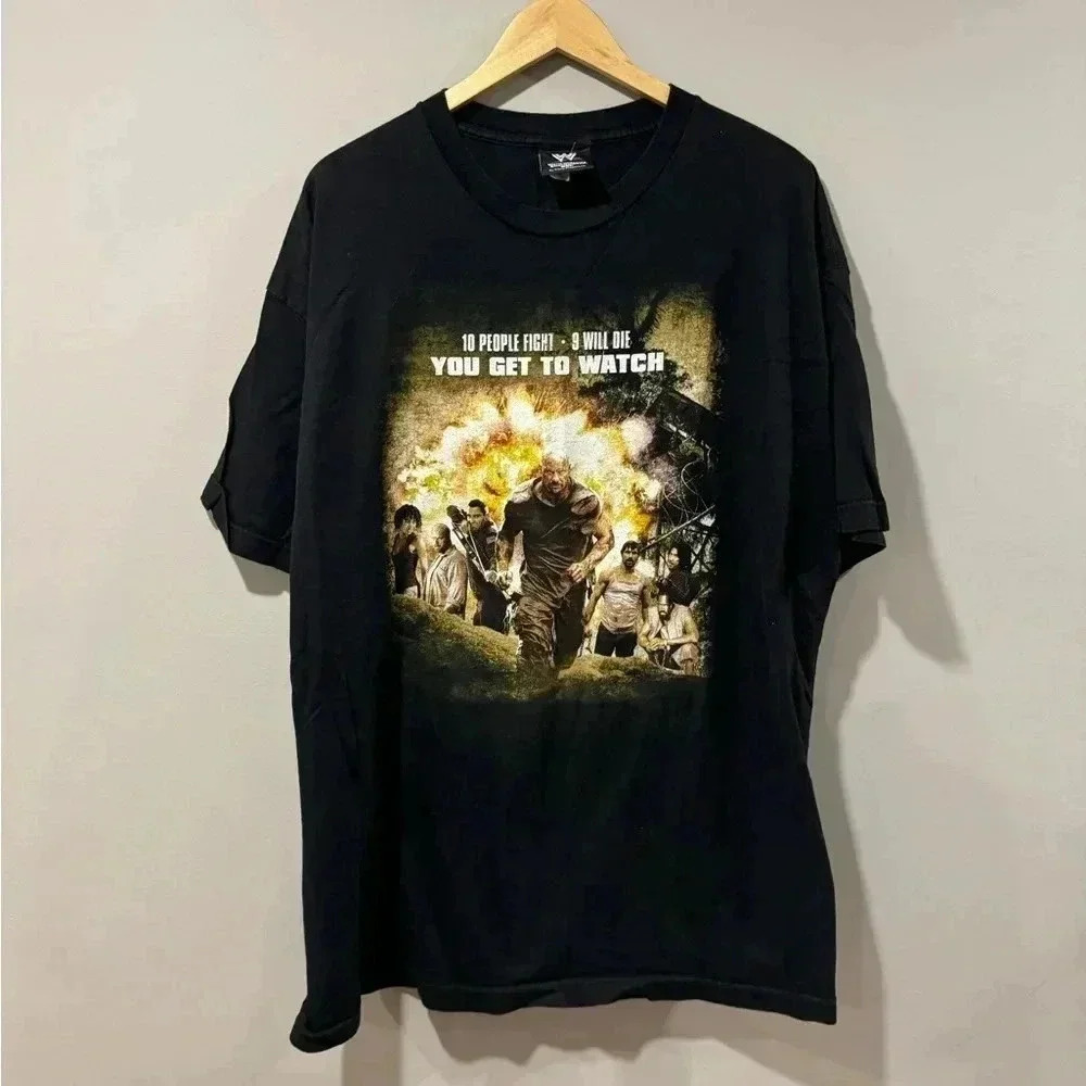 Vintage WWE WWF  Stone Cold Steve Austin The Condemned Movie Promo T-Shirt